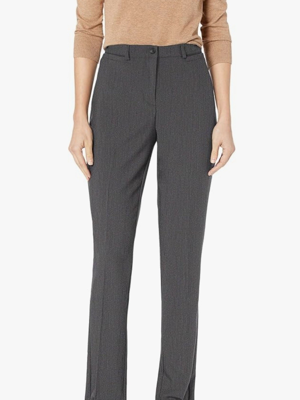 Tribal Gray Straight-Leg Dress Pants
